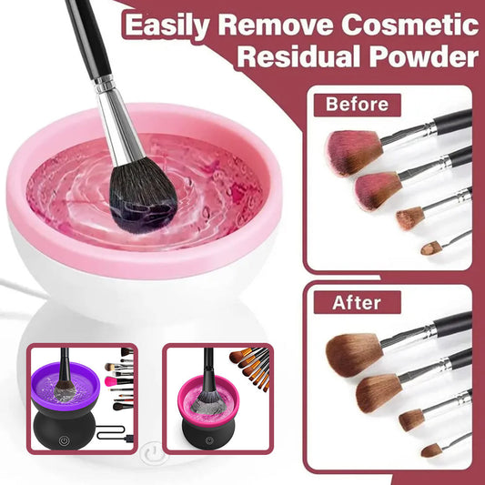 Portable Automatic USB Cosmetic Brush Cleaner