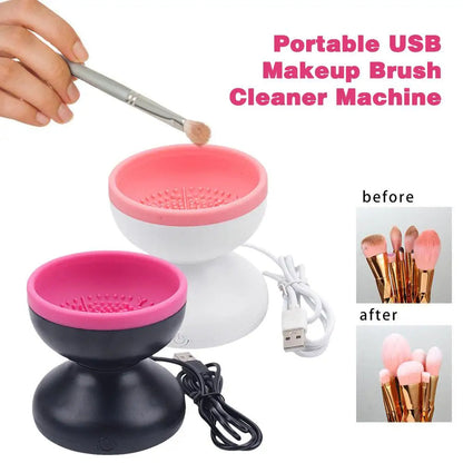 Portable Automatic USB Cosmetic Brush Cleaner